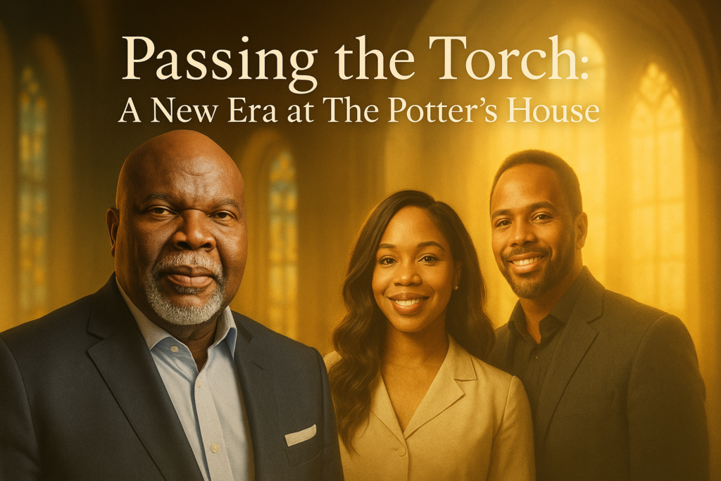 Passing the Torch: Bishop T.D. Jakes Entrusts The Potter’s House to the Next Generation
